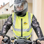 Gilet da motociclista ad alta visibilità